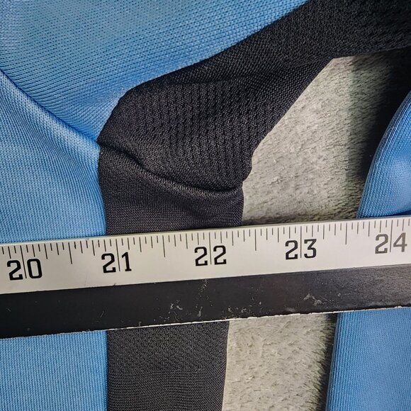 Mens Blue Adidas Academy FC Pullover Hoodie Sweatshirt Long Sleeve Size L - Picture 8 of 10